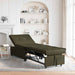 Slaapbank Donkergrijs 194 x 67 x 82 cm Huahua Stof