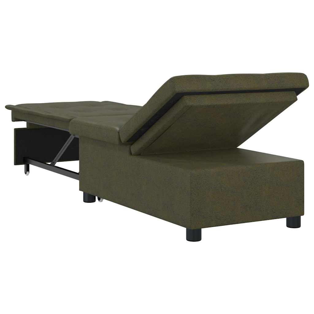 Slaapbank Donkergrijs 194 x 67 x 82 cm Huahua Stof