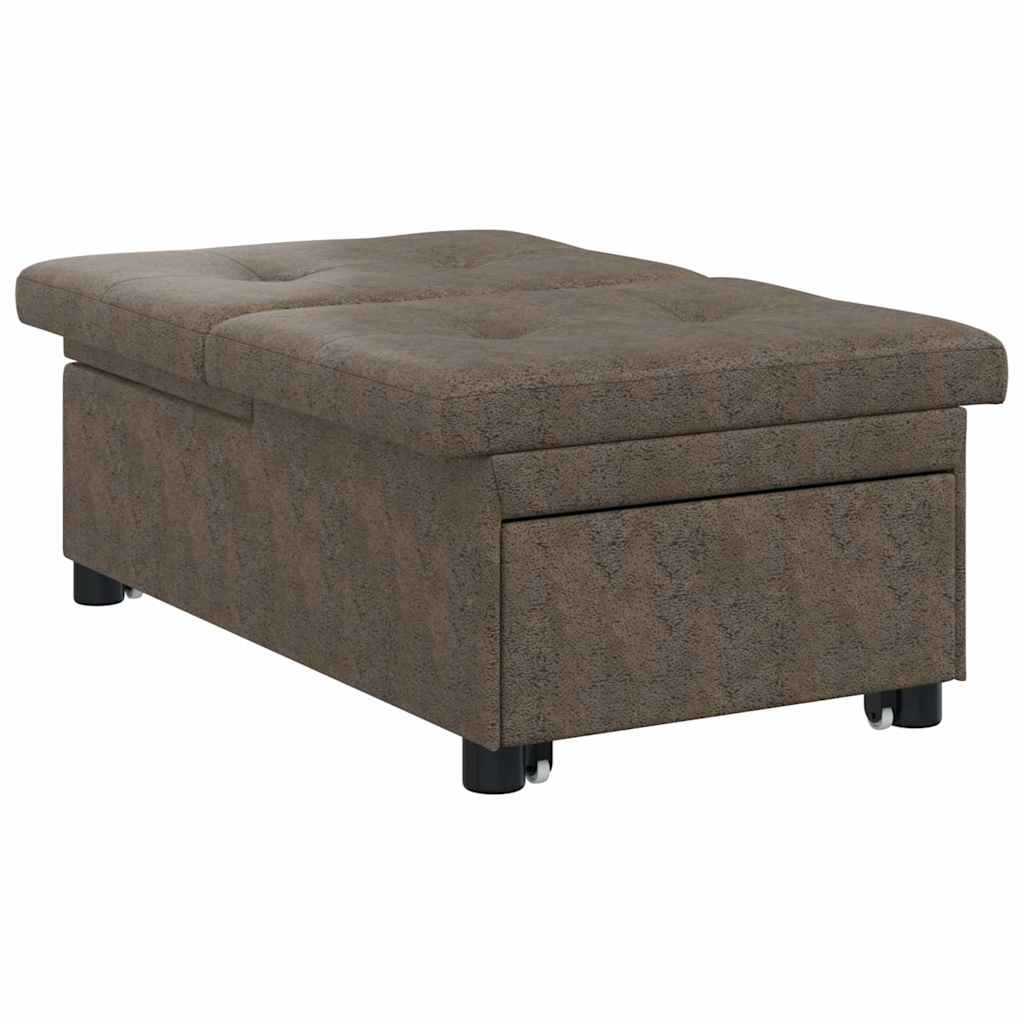 Slaapbank Legergroen 194 x 67 x 82 cm Huahua Stof