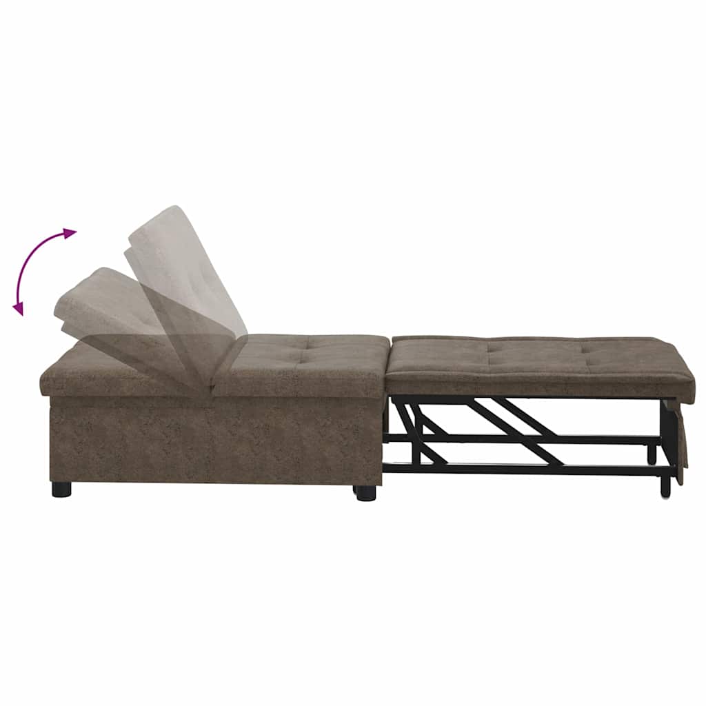 Slaapbank Legergroen 194 x 67 x 82 cm Huahua Stof