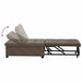Slaapbank Legergroen 194 x 67 x 82 cm Huahua Stof
