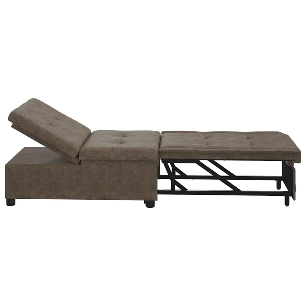 Slaapbank Legergroen 194 x 67 x 82 cm Huahua Stof