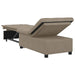 Uittrekbare Slaapbank Taupe 194 x 67 x 82 cm Microvezel