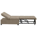Uittrekbare Slaapbank Taupe 194 x 67 x 82 cm Microvezel