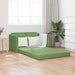 Slaapbank Lichtgroen 204 x 122 x 60 cm Fluweel