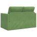 Slaapbank Lichtgroen 204 x 122 x 60 cm Fluweel