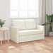 Slaapbank Crème 204 x 122 x 60 cm Fluweel