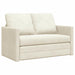 Slaapbank Crème 204 x 122 x 60 cm Fluweel