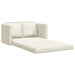 Slaapbank Crème 204 x 122 x 60 cm Fluweel