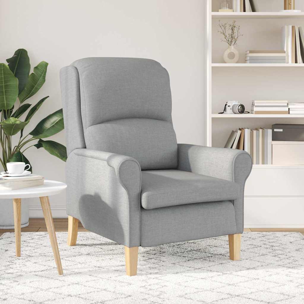 Fauteuil Lichtgrijs Stof