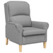 Fauteuil Lichtgrijs Stof