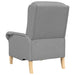 Fauteuil Lichtgrijs Stof