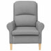 Fauteuil Lichtgrijs Stof