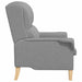 Fauteuil Lichtgrijs Stof