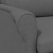 Fauteuil Donkergrijs Stof