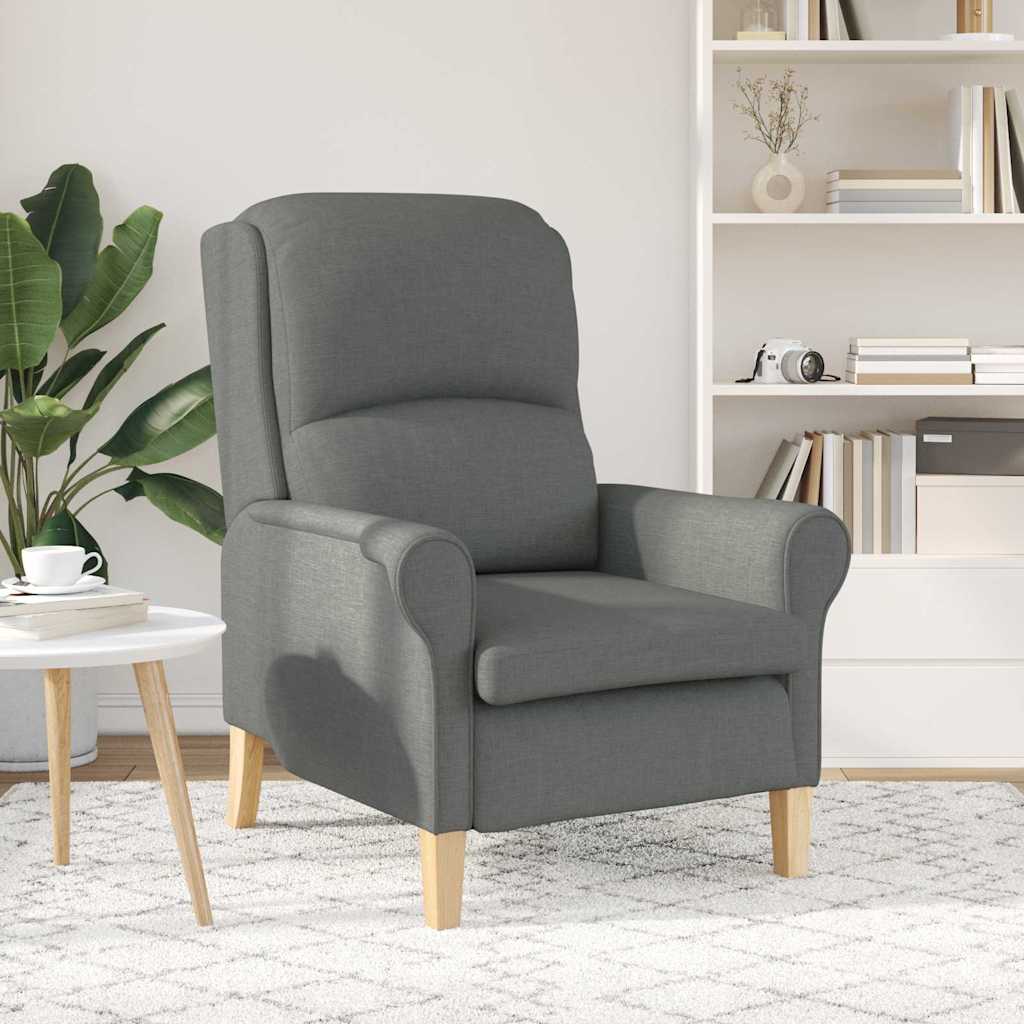 Fauteuil Donkergrijs Stof