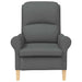 Fauteuil Donkergrijs Stof