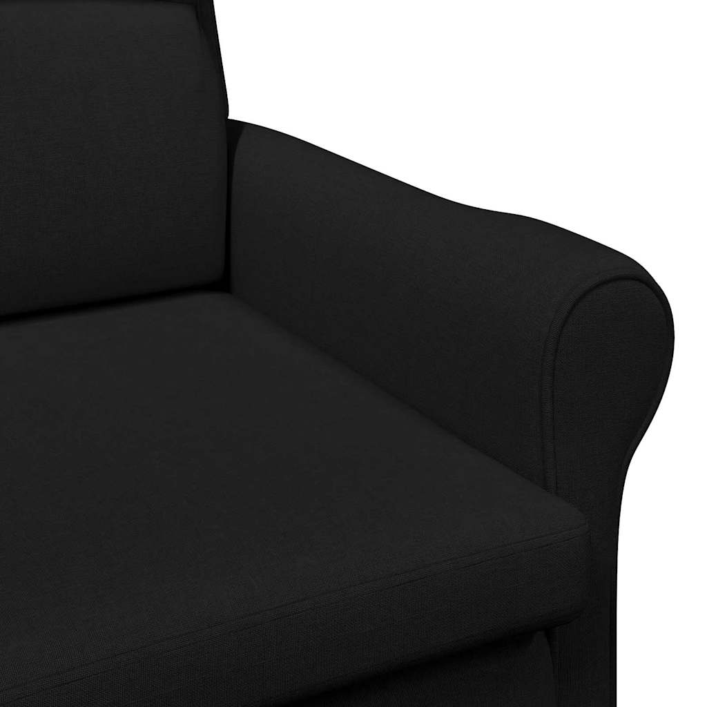 Fauteuil Zwart Stof