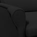Fauteuil Zwart Stof