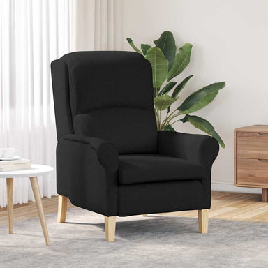 Fauteuil Zwart Stof
