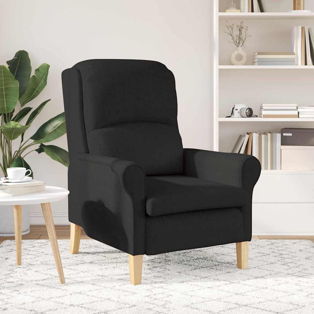 Fauteuil Zwart Stof