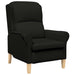 Fauteuil Zwart Stof