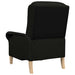 Fauteuil Zwart Stof