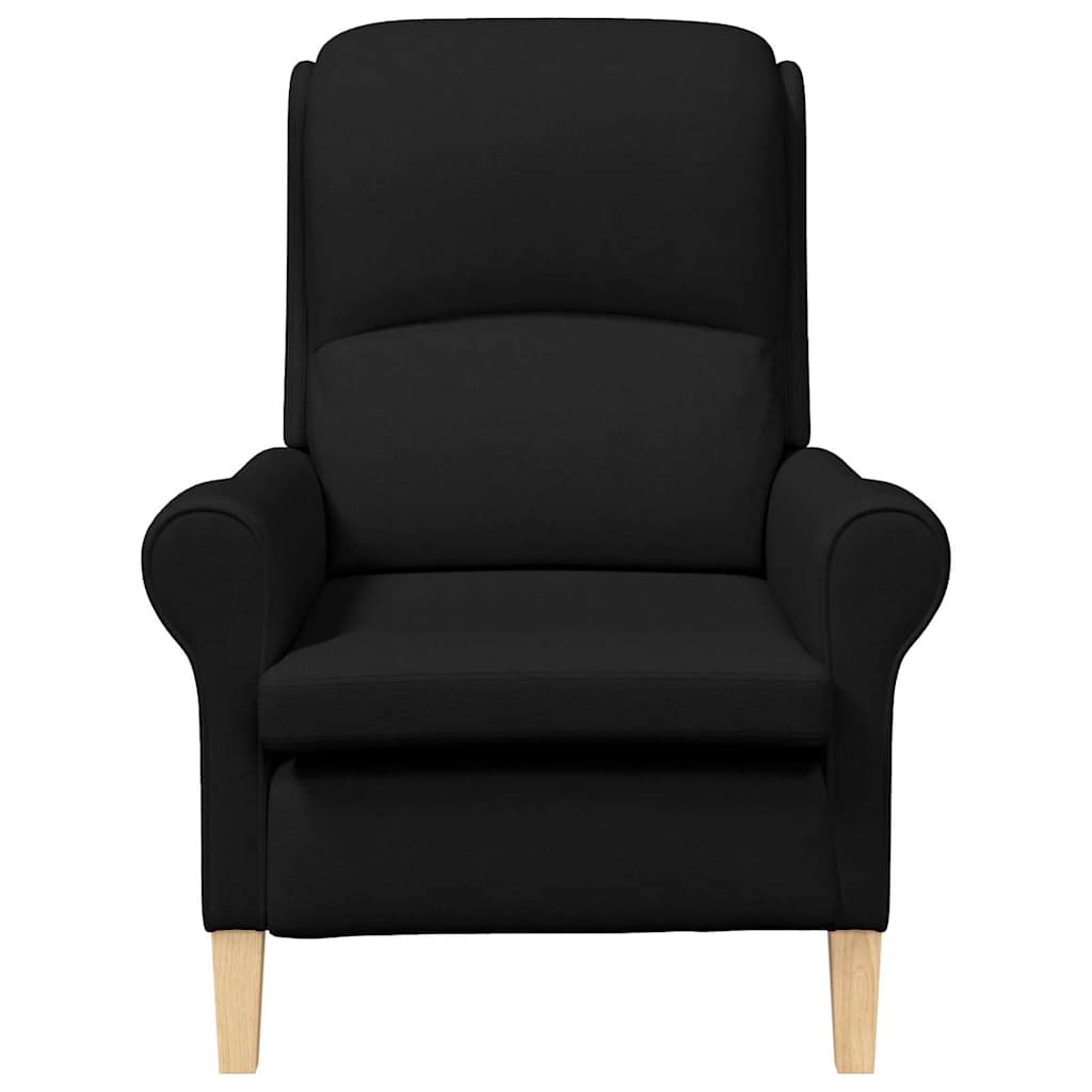 Fauteuil Zwart Stof