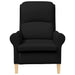 Fauteuil Zwart Stof