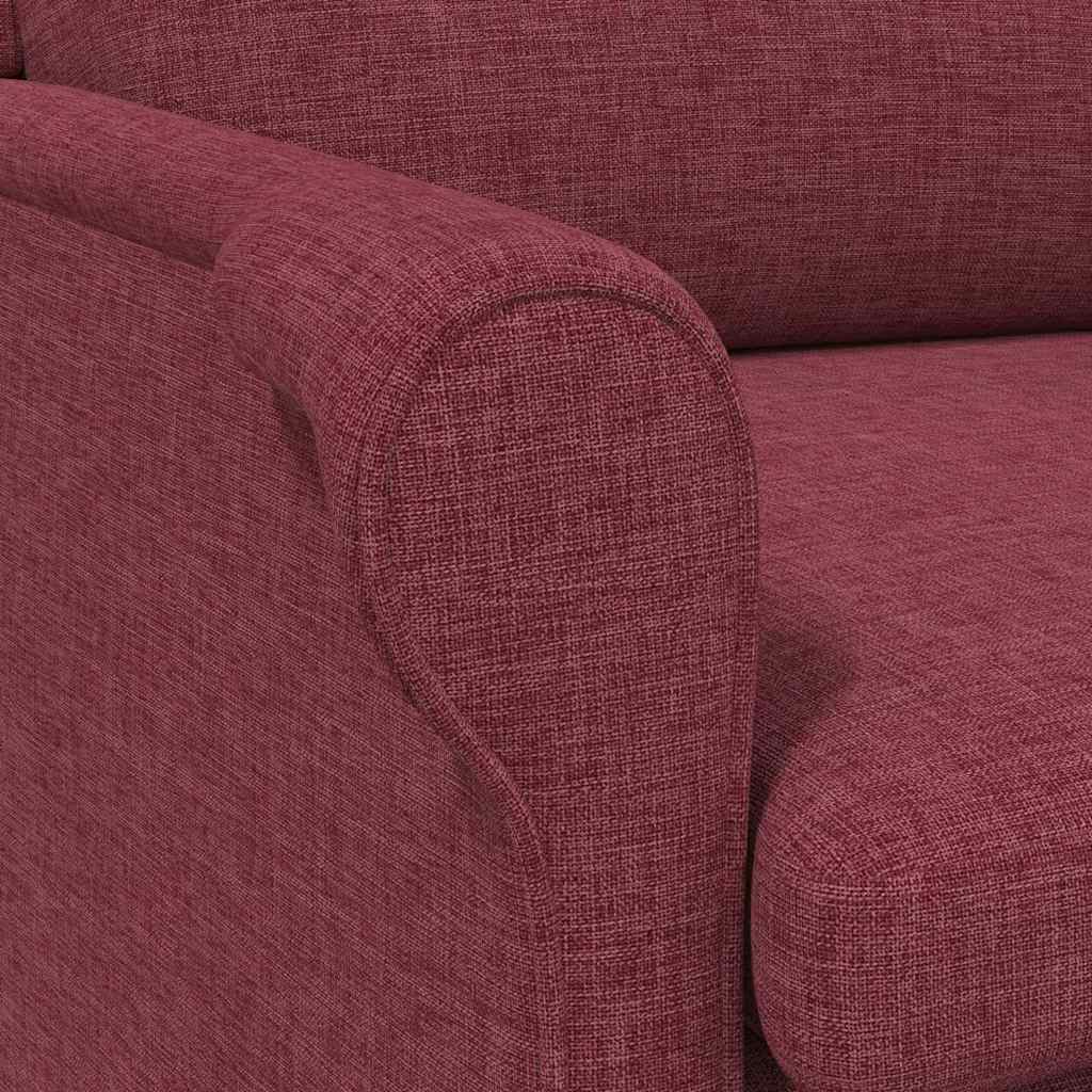 Fauteuil Wijnrood Stof