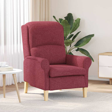 Fauteuil Wijnrood Stof