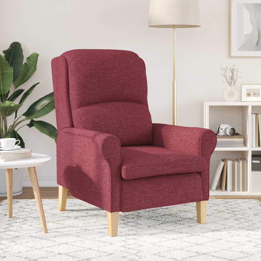 Fauteuil Wijnrood Stof
