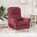 Fauteuil Wijnrood Stof