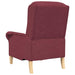 Fauteuil Wijnrood Stof
