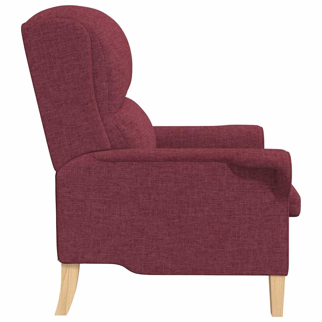 Fauteuil Wijnrood Stof