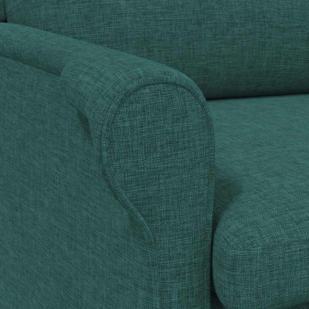 Fauteuil Donkergroen Stof