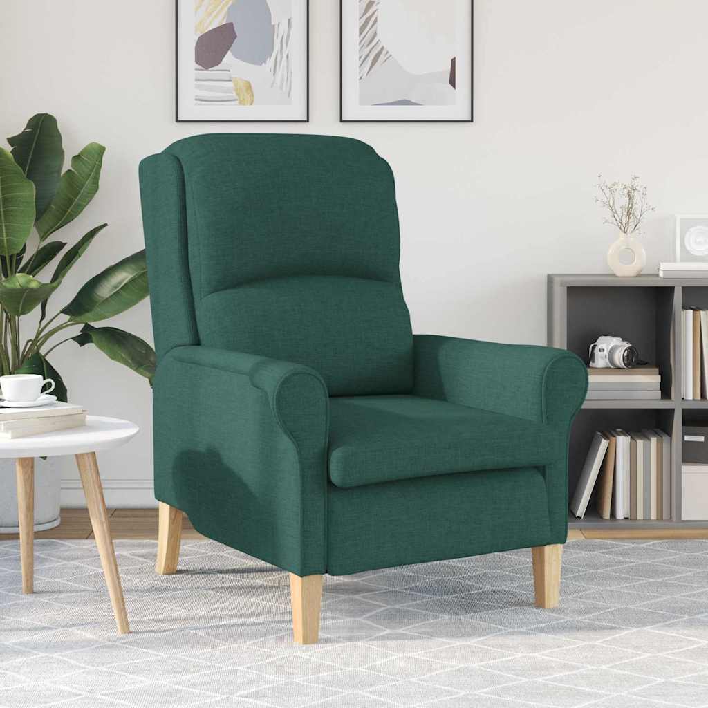 Fauteuil Donkergroen Stof