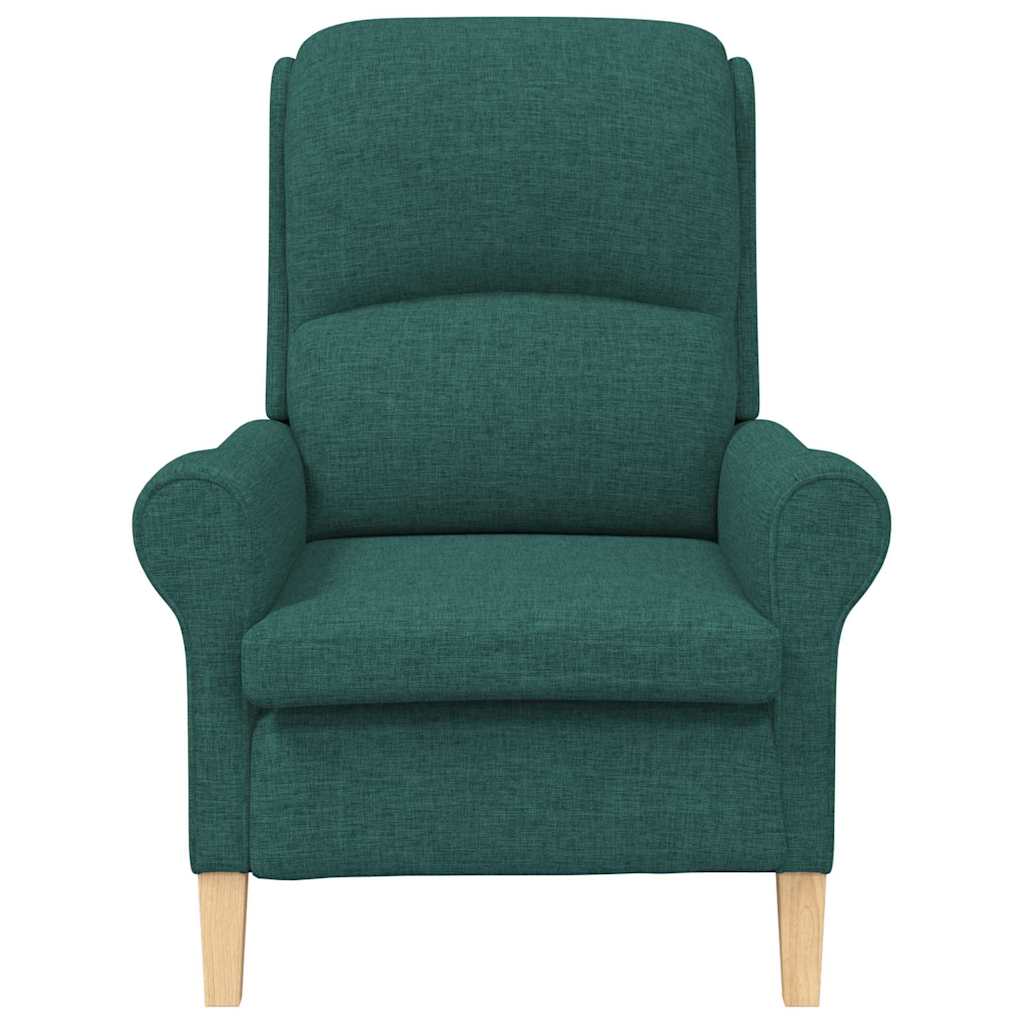 Fauteuil Donkergroen Stof