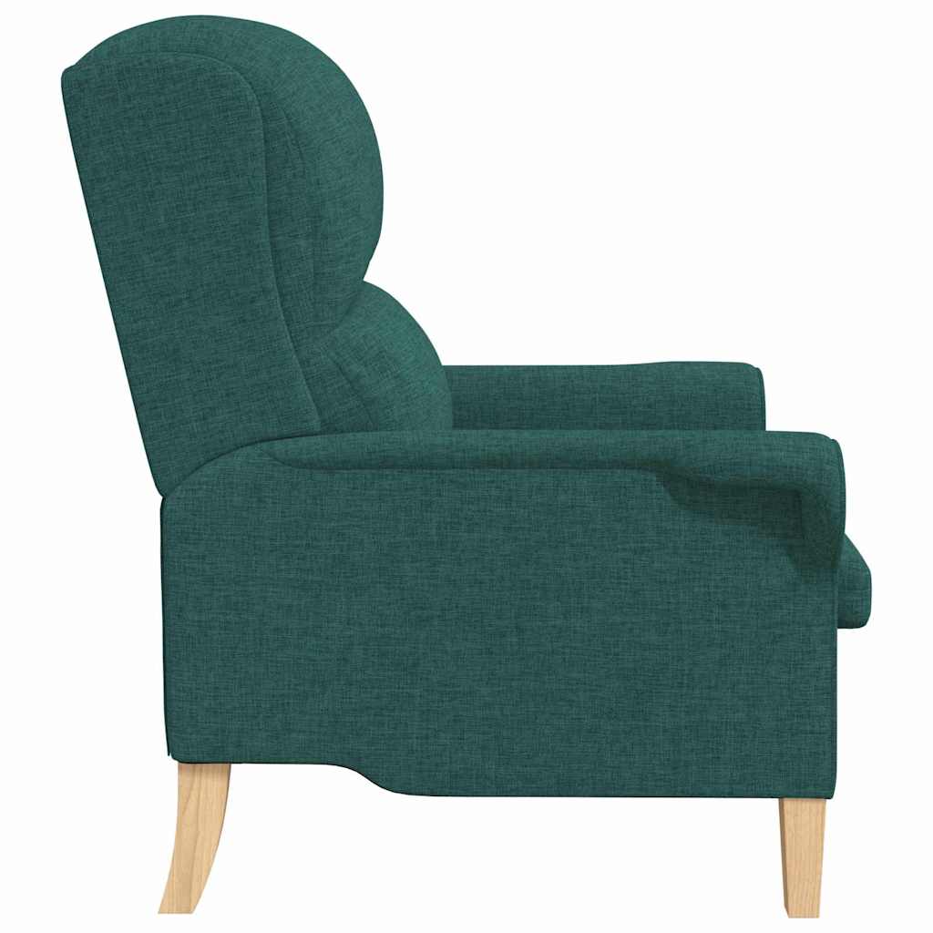 Fauteuil Donkergroen Stof