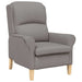 Fauteuil Taupe Stof