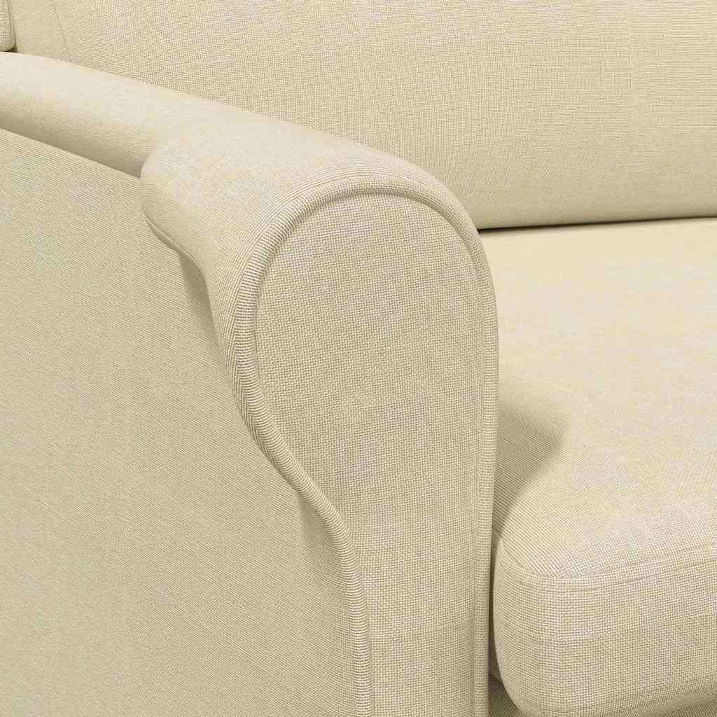 Fauteuil Crème Stof