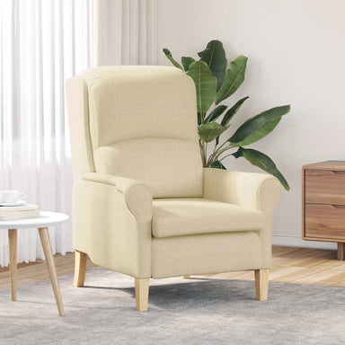 Fauteuil Crème Stof
