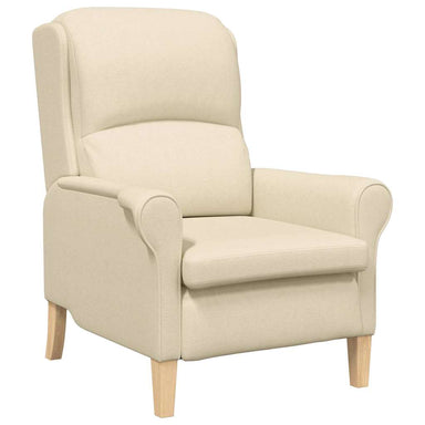 Fauteuil Crème Stof