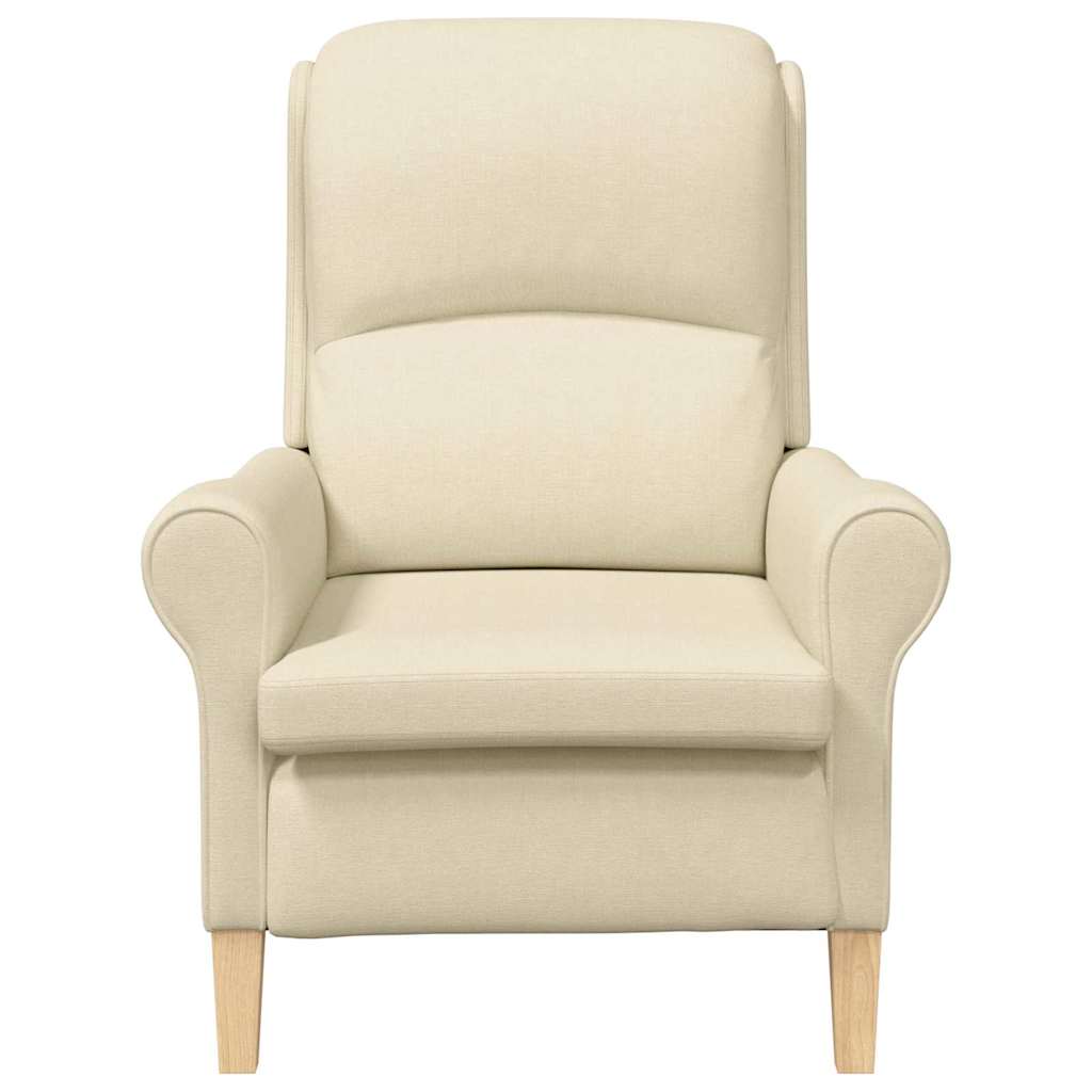 Fauteuil Crème Stof