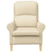 Fauteuil Crème Stof