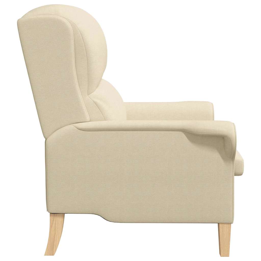 Fauteuil Crème Stof