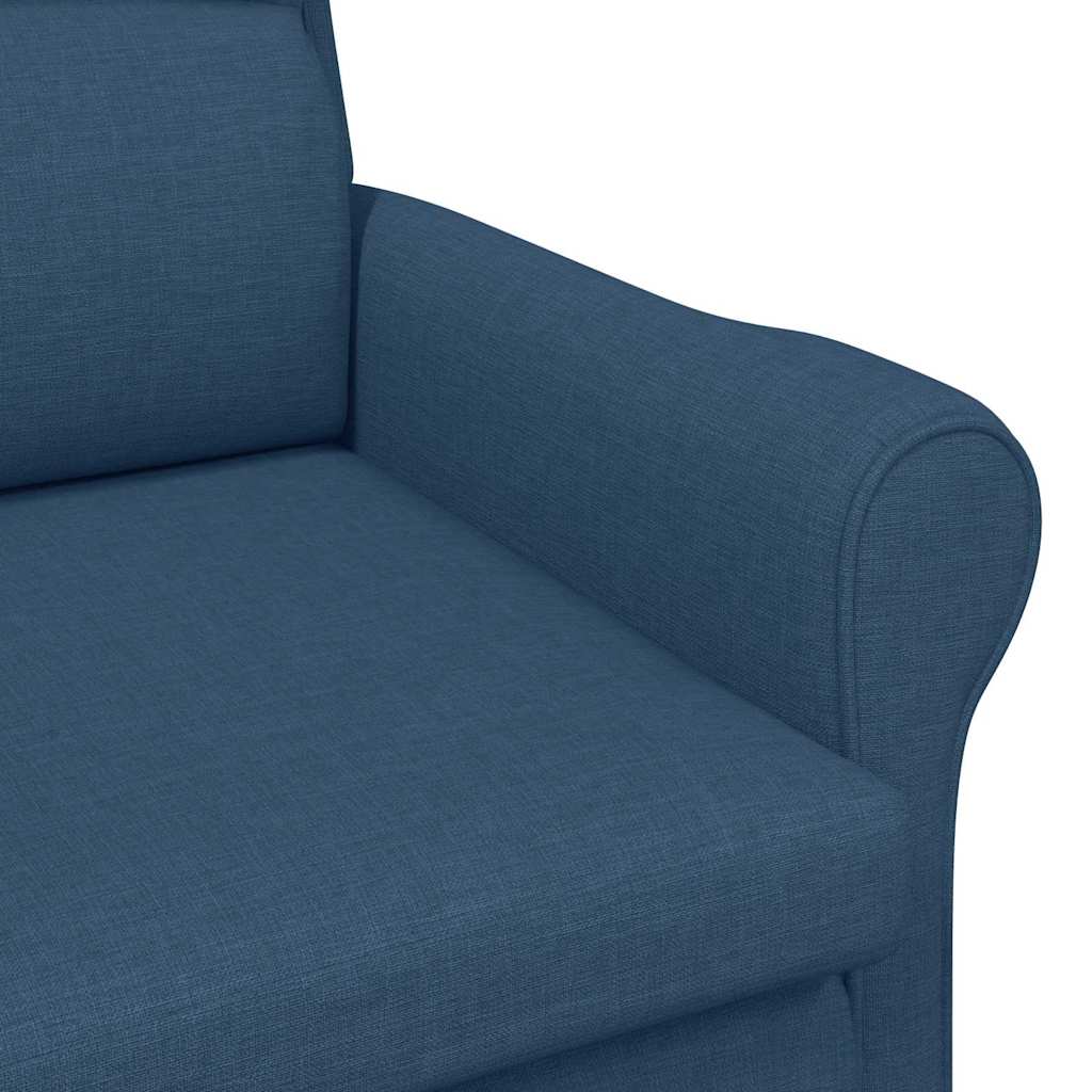 Fauteuil Blauw Stof