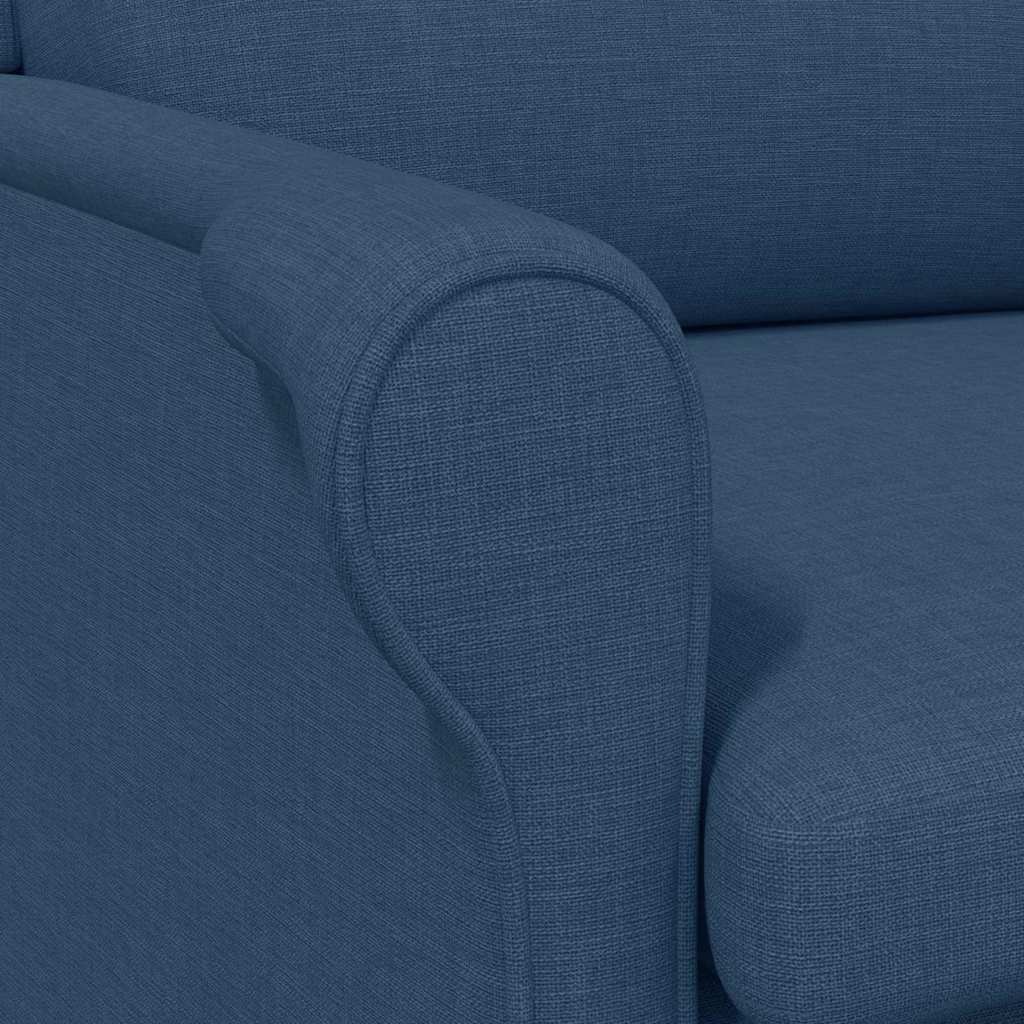 Fauteuil Blauw Stof
