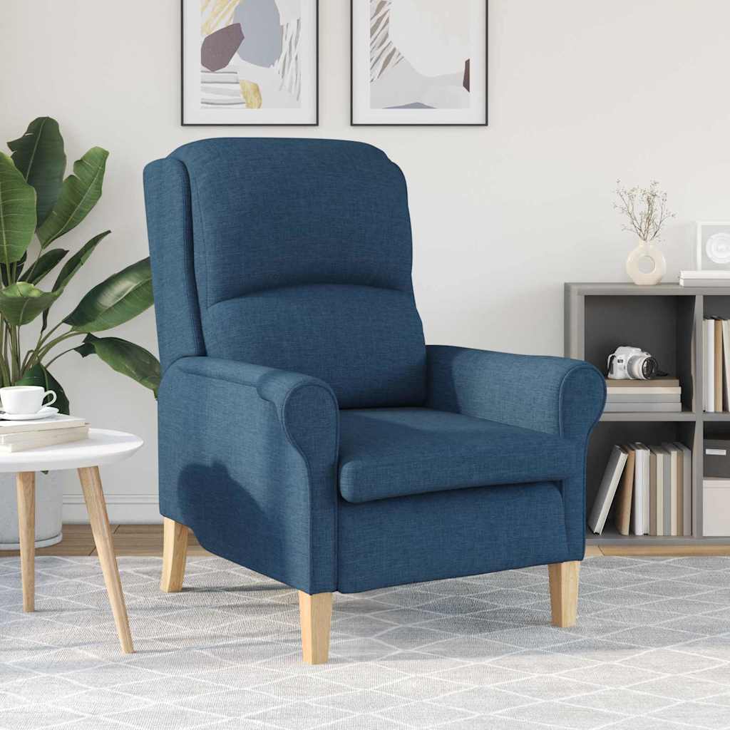 Fauteuil Blauw Stof