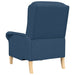 Fauteuil Blauw Stof